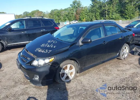 2012 Toyota Corolla S from USA, damaged, VIN 2T1BU4EE8CC846637